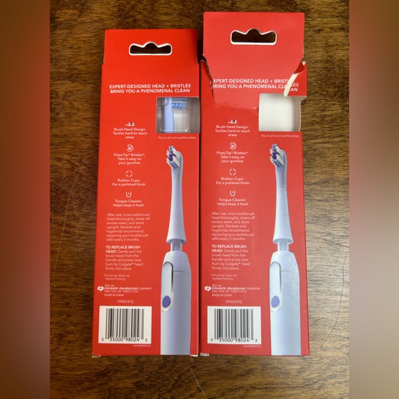 Colgate Hum Electric Toothbrush Replacement Heads - Blue - Picture 5 of 14